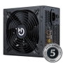 Hiditec BZ650 Fuente de Alimentación 650W ATX 80 Plus Bronze, Ventilador de 140mm Ultra Silencioso, Cables Planos, 2x EPS12V, 4x PCIe 6+2, 5 Años de Garantía